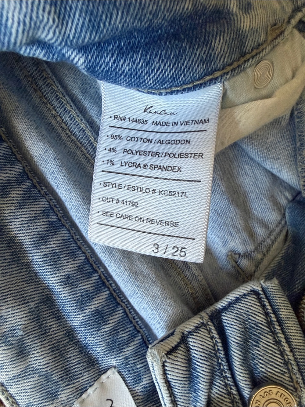 Kancan Cadence Ultra High Rise Straight Jeans - Picture 4 of 5